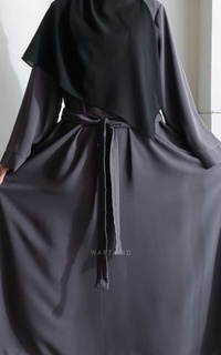 Gamis WAFTA - MARWAH ABAYA GREY