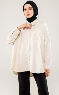 Kemeja Vero Shirt - Light Taupe