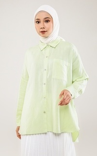 Kemeja Vero Shirt - Light Green