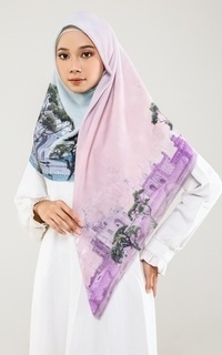Printed Scarf Hamidah in Madinah Series Hijab