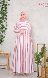 Long Dress VIDIE DRESS Katun 40S