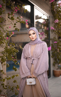 Gamis Shafeeya Outer Lilac
