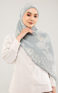 Pashmina The Granada Pleated Shawl - Cameo Green