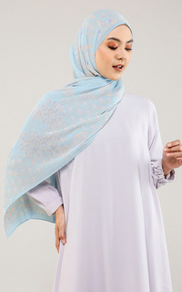 Pashmina The Granada Pleated Shawl - Dream Blue