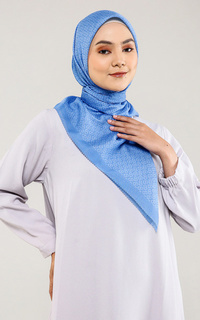 Hijab Motif The Tapis Square - Azure Blue