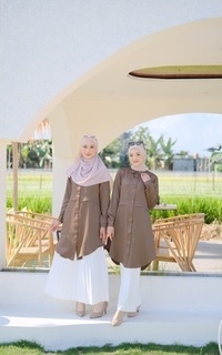 Tunic Maetha | Zanella Tunik Series - Brown Coffe