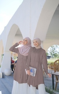 Tunic Maetha | Zanella Tunik Series - Pale Pink