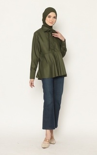 Blus Bella Blouse Army