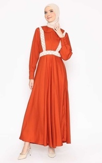 Long Dress Emily Dress Terracotta