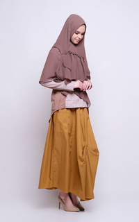 Rok UMBRELLA MUSTARD SKIRT