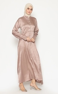 Long Dress Victoria Dress Rose Brown