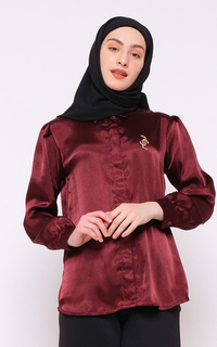 Blus GENDIS BLOUSE MAROON