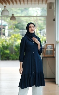 Tunic Tunik Dress Maia Navy