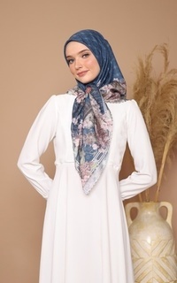 Hijab Motif ASOKA SERIES_PRUSSIAN