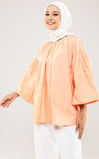 Pants Uma Puffy Blouse - Peach