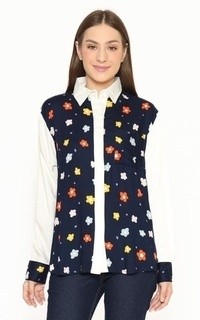 Navy Bloom Shirt