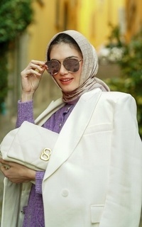 Hijab Motif Bimu Voile Square - Orchid Hush