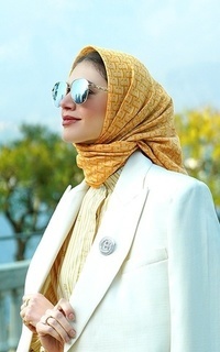Hijab Motif Bimu Voile Square - Mango Mojito
