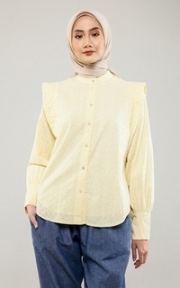 Kemeja Jolie Shirt - Yellow