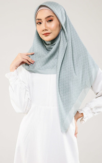 Hijab Motif The Tapis Square - Iceberg Green