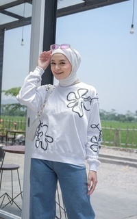 Blouse Zoey t-shirt white (Defect)