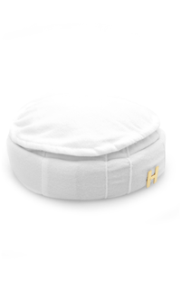 Ikat Rambut Kai Topi Peci Polos Pria Simple Design Material Plece ORIGINAL - White Putih-615658