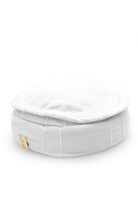 Ikat Rambut Kai Topi Peci Polos Pria Simple Design Material Plece ORIGINAL - White Putih-615659