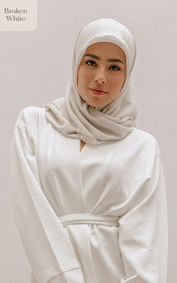 Hijab Polos Hijab Savra Voal Broken White 