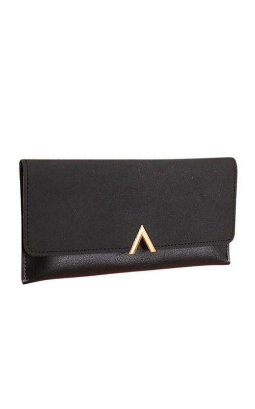 Shop Hamlin Fisseha Dompet Wanita Korea Design Purse Wallet Desain Casual  Many Slot Material Leather ORIGINAL - Black Bag