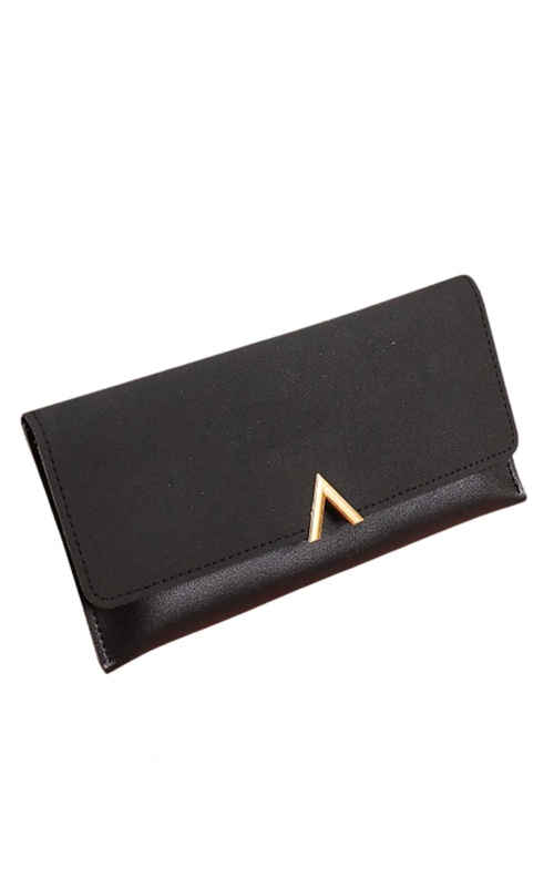 Shop Hamlin Fisseha Dompet Wanita Korea Design Purse Wallet Desain Casual  Many Slot Material Leather ORIGINAL - Black Bag