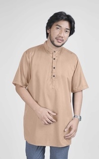 Pakaian Pria KOKO KURTA LENGAN PENDEK Koko Kurta HASBI