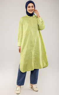 Shirt Dara Shirt Dress - Green