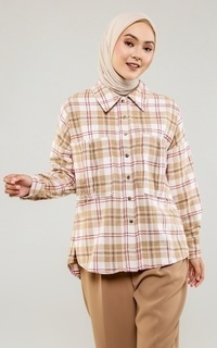 Kemeja Vea Shirt - Brown Plaid