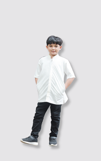 Pakaian Pria Sakinah Koko Anak - White