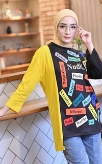 Blus Oversize Jessie Top Lemon