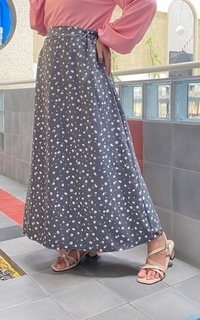 Rok Yoenik Apparel Yeonjo Korean Skirt Black M17335 R83S6