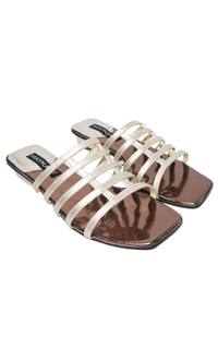 Sepatu Anastasya Rose gold sandal