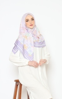 Printed Scarf IRIS SERIES_LILAC