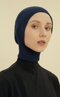 Scarf Cap Inner Neck Kerut