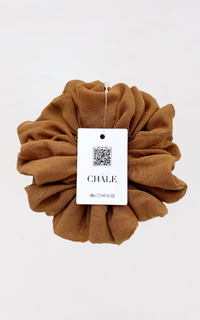 Ikat Rambut Regular Scrunchie Tawny