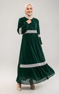 Long Dress Akasha Dress Green