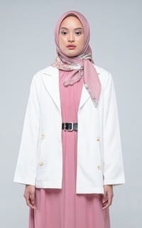 Hijab Motif Organic Shell Dusty Pink