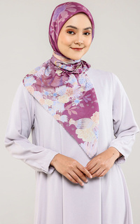 Printed Scarf Hijab Peacock Spring