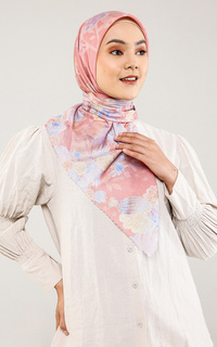 Printed Scarf Hijab Peacock Summer