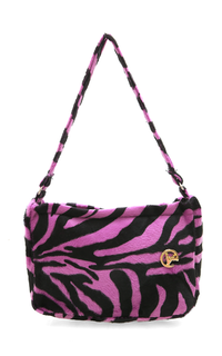 Tas Zaskia Shoulder Bag Wanita Motif Animal Premium Quality - Harimau Ungu
