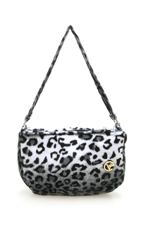 Tas Zaskia Shoulder Bag Wanita Motif Animal Premium Quality - Leopard Putih