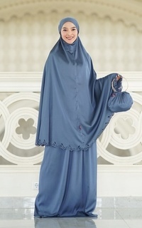 Praying Set Nova 042 Adzra Nurholizah Anniversary Blue