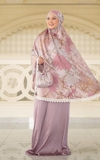 Mukena Shiva 142 Julisa Trie Anniversary Dusty Pink