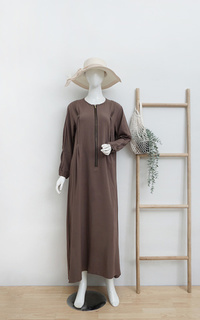 Gamis Halima Dress - Mocca