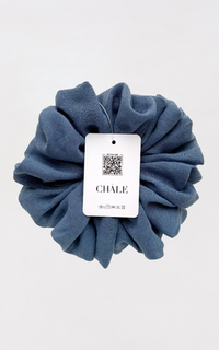 Ikat Rambut Regular Scrunchie Denim